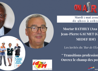 Salon des transitions professionnelles | Moctar Bathily et Jean-Pierre Gaumet sur Radio Enghien