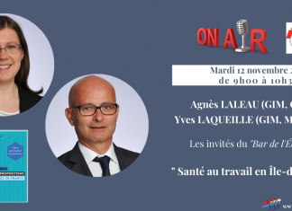 Santé au travail en Île-de-France | Agnès Laleau et Yves Laqueille sur Radio Enghien