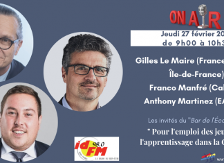 Pour l’emploi des jeunes et l’apprentissage dans la Chimie | Gilles Le Maire, Franco Manfré et Anthony Martinez sur Radio Enghien