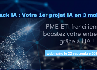 Webinaire sur le programme Pack IA le 22 septembre 2020 à 17h