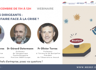 WEBINAIRE | Santé des dirigeants : Comment faire face à la crise ? – 10 décembre 2020