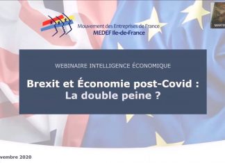 Webinaire du novembre – 2020 – Brexit et Économie post-Covid. La double peine ?