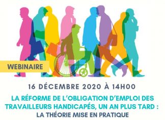 WEBINAIRE | La réforme de l’obligation d’emploi des travailleurs handicapés (OETH), un an plus tard : la théorie mise en pratique – 16 décembre 2020