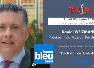 Télétravail en Île-de-France | Daniel Weizmann sur France Bleu Paris