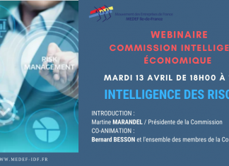 WEBINAIRE | Intelligence des risques le 13 avril à 18h00