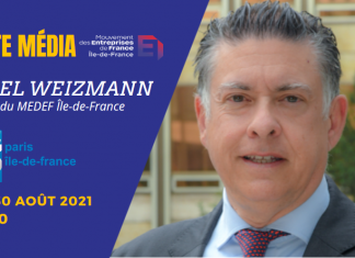 Reprise en Île-de-France | Daniel Weizmann sur France 3 Paris IDF – lundi 30 août à 19h00