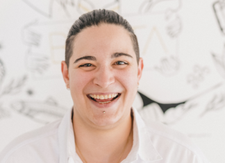 Julia Sedefdjian, cheffe du restaurant Baieta