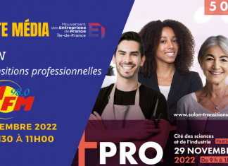 Salon des transitions professionnelles | Sédalom Folly, Christophe Jurkew et Jean-Marc Paris sur Radio Enghien – 22 novembre 2022 à 9h30