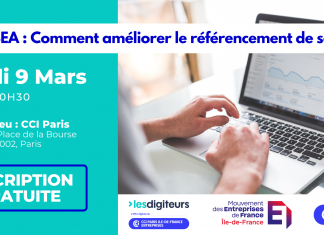 ATELIER | SEO-SEA : comment améliorer le référencement de son site web ? – 9 mars 2023
