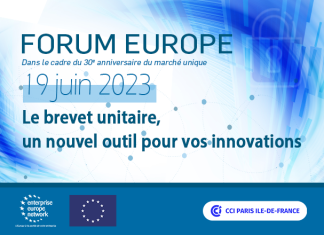 Forum Europe | Le brevet unitaire, un nouvel outil pour vos innovations – 19 juin à 09h00