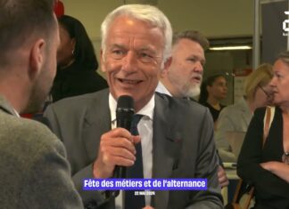 Fête des Métiers et de l’Alternance 2024 | Patrick MARTIN et Geoffroy de VITRY