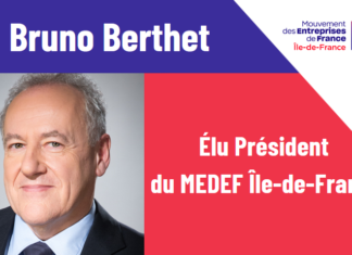 Bruno Berthet, nouveau président du MEDEF Île-de-France